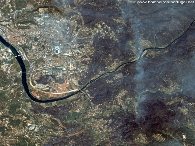 Visão aérea de Coimbra - 2005