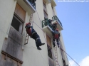 Curso de Salvamento em Edifícios Nível I, ministrado aos Corpos de Bombeiros Voluntários da Cidade e do Distrito de Lisboa